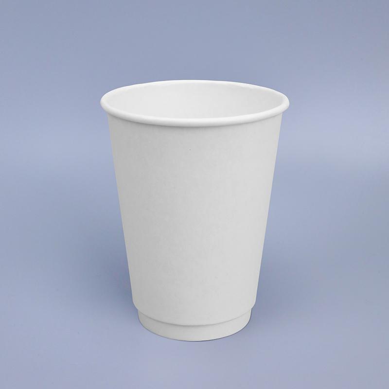 Degradable double layer hot cup